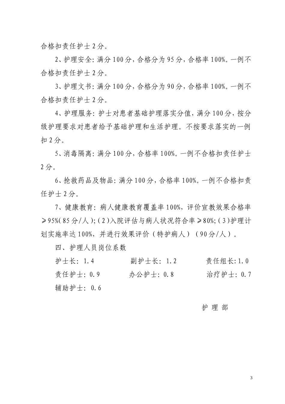护理人员绩效考核制度_第3页