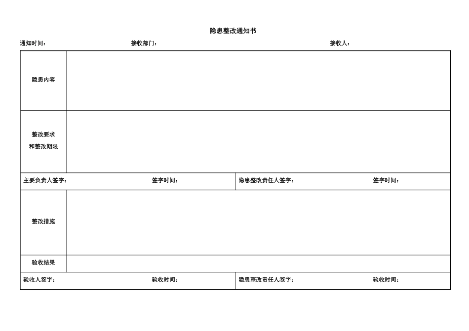 事故隐患排查治理表格(全套)_第3页