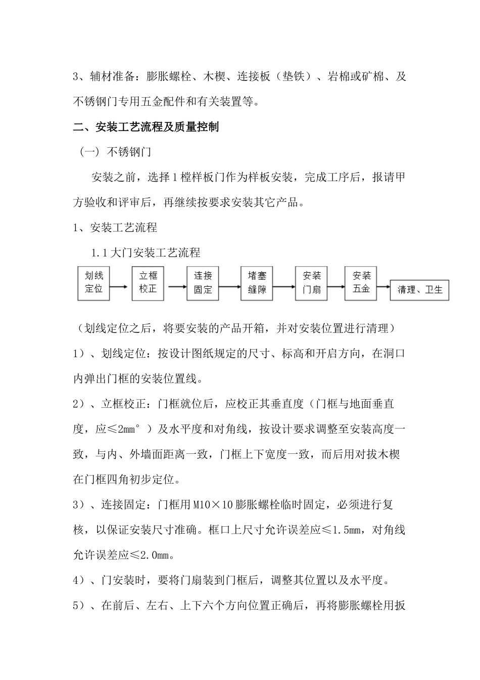 大门施工组织设计_第2页