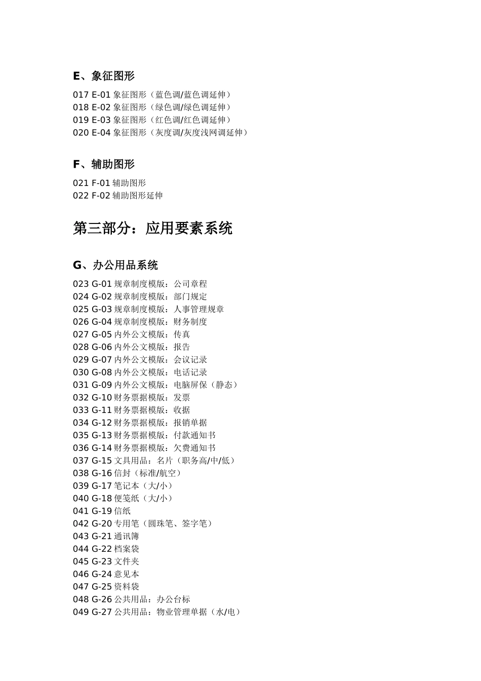 房地产项目VI设计清单_第2页
