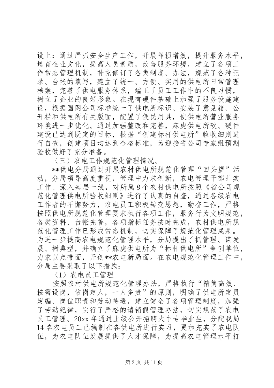 农电局年终工作总结 _第2页