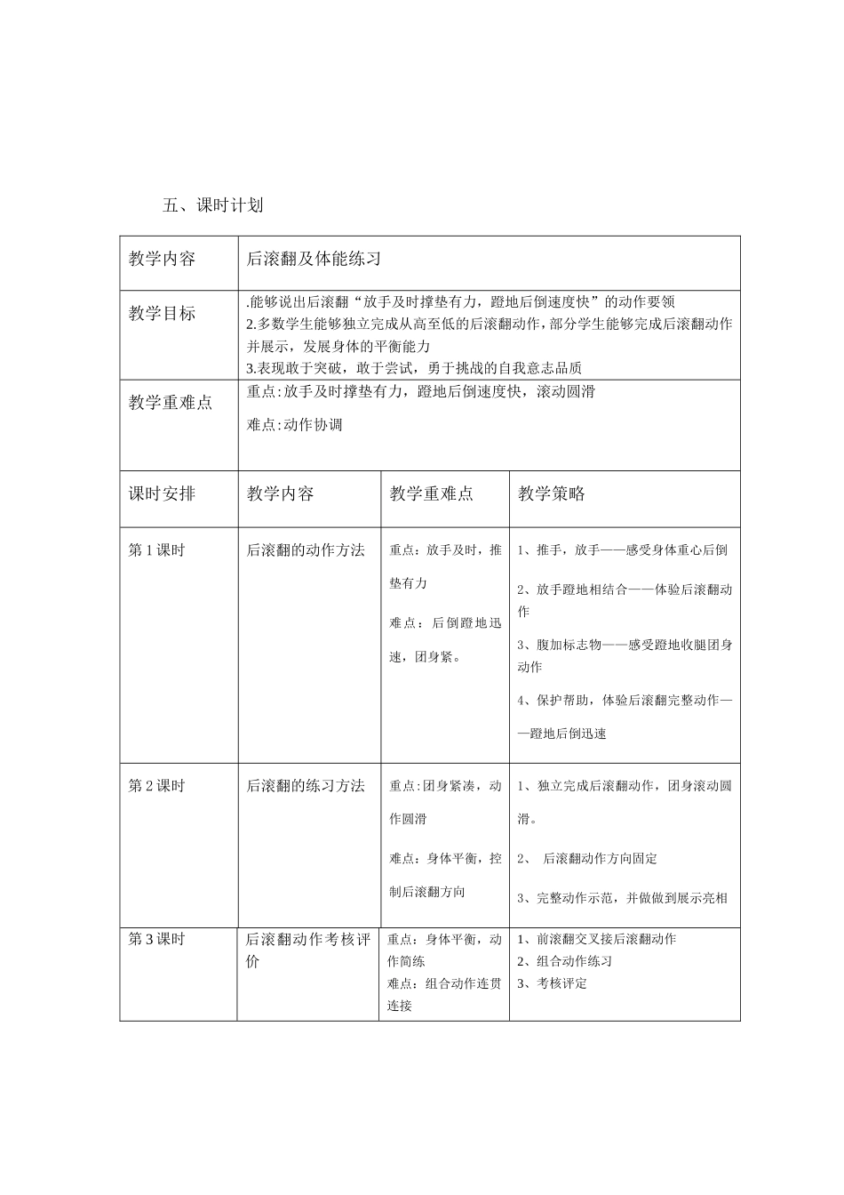 后滚翻教学设计_第2页