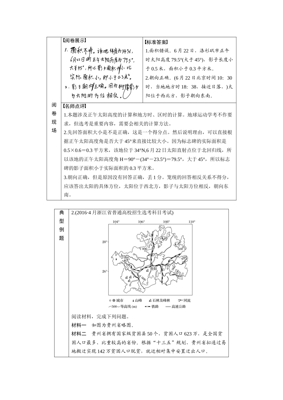 答题规范-题型2地理事象判断类_第2页
