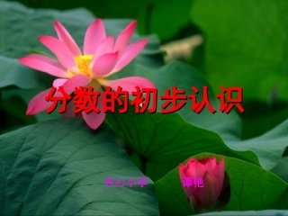 三年级分数的初步认识课件