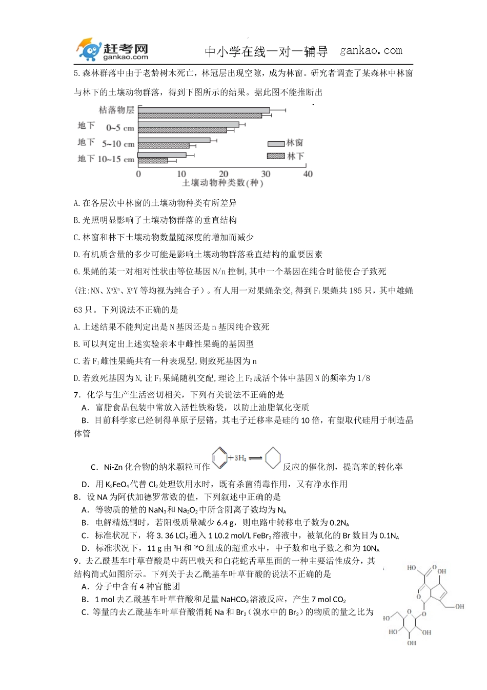 河北省衡水中学2017届高三下学期第二次摸底考试理科综合试题_第2页