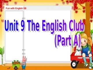 牛津小学英语5BUnit9A