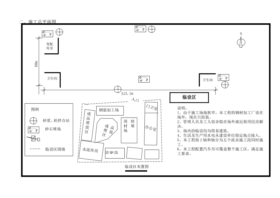 钢结构厂房施工平面布置及施工进度计划表_第2页