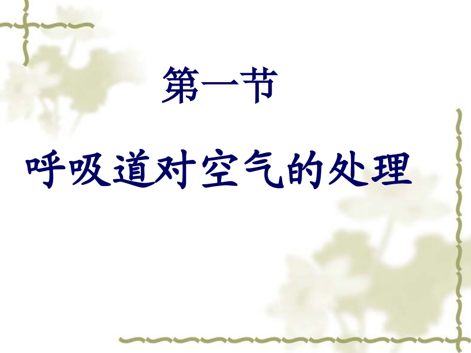 呼吸道对空气的处理(好)_第2页