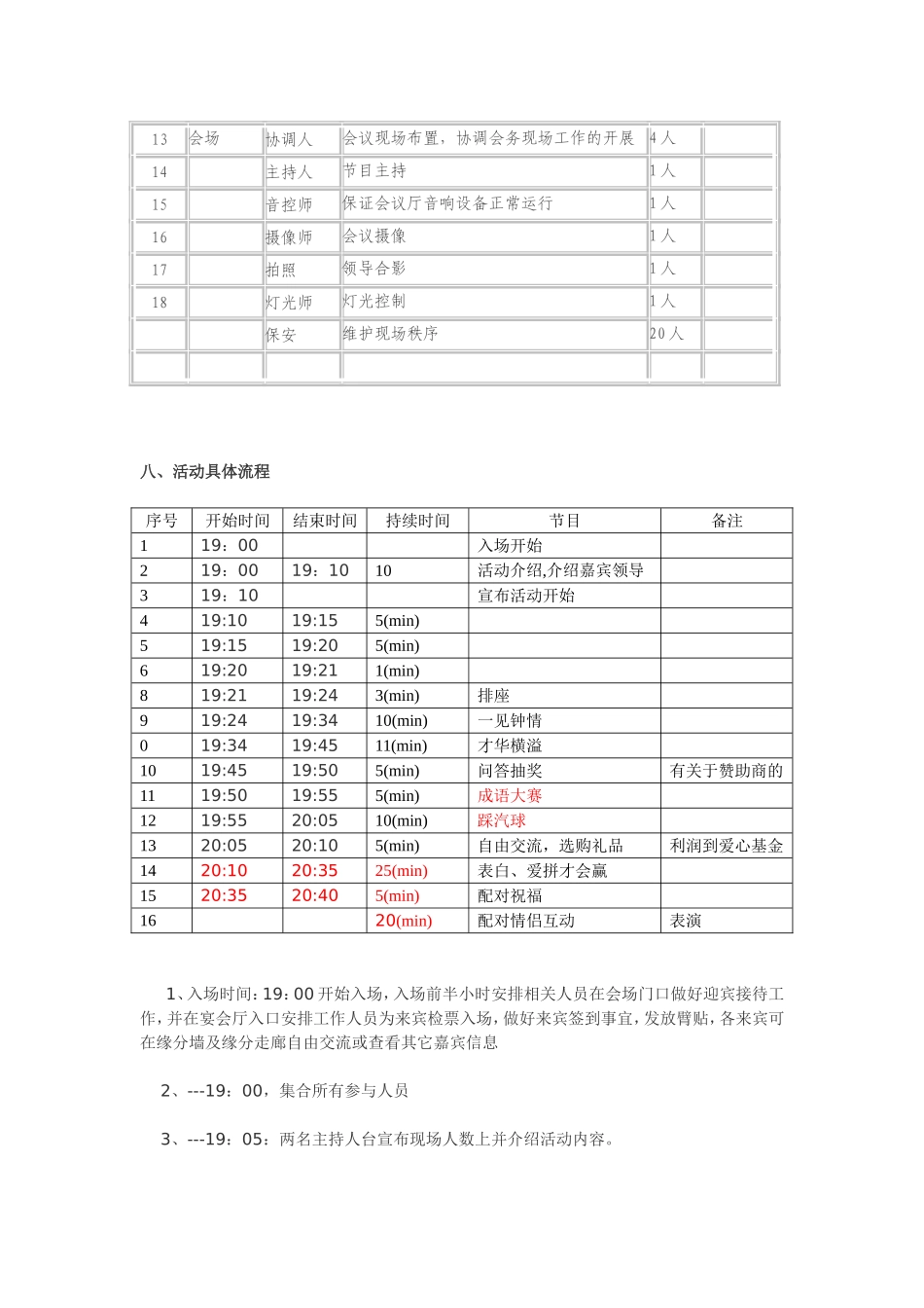 相亲活动策划方案---最终版_第3页