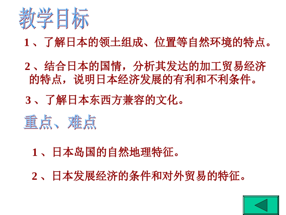 七年级下学期地理日本课件_第2页