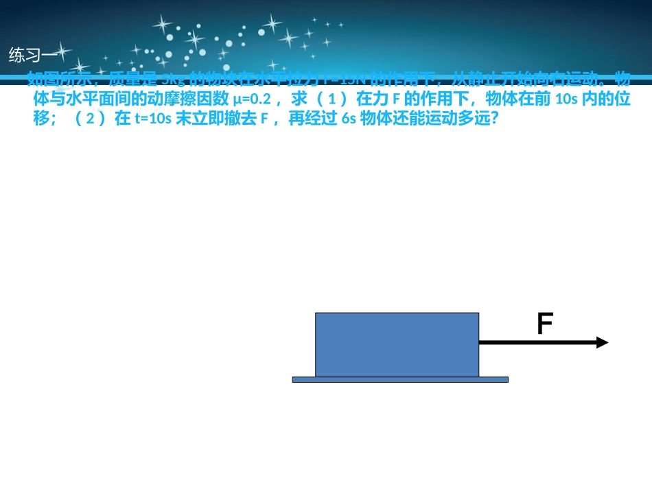 牛顿运动定律的应用一_第3页