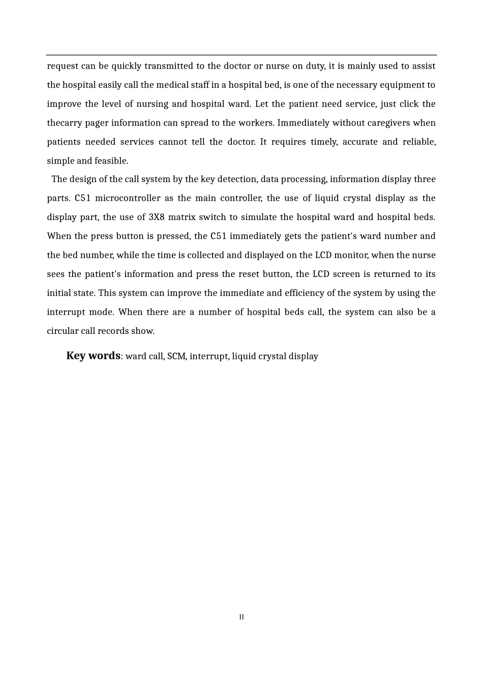 基于单片机的病床呼叫系统设计_第2页