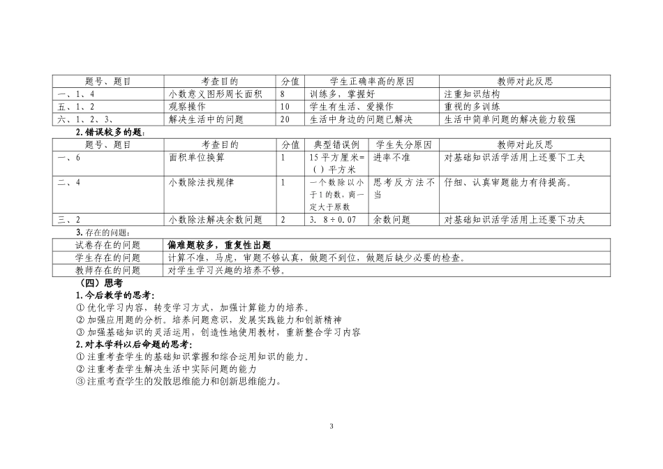 四年数学质量分析_第3页