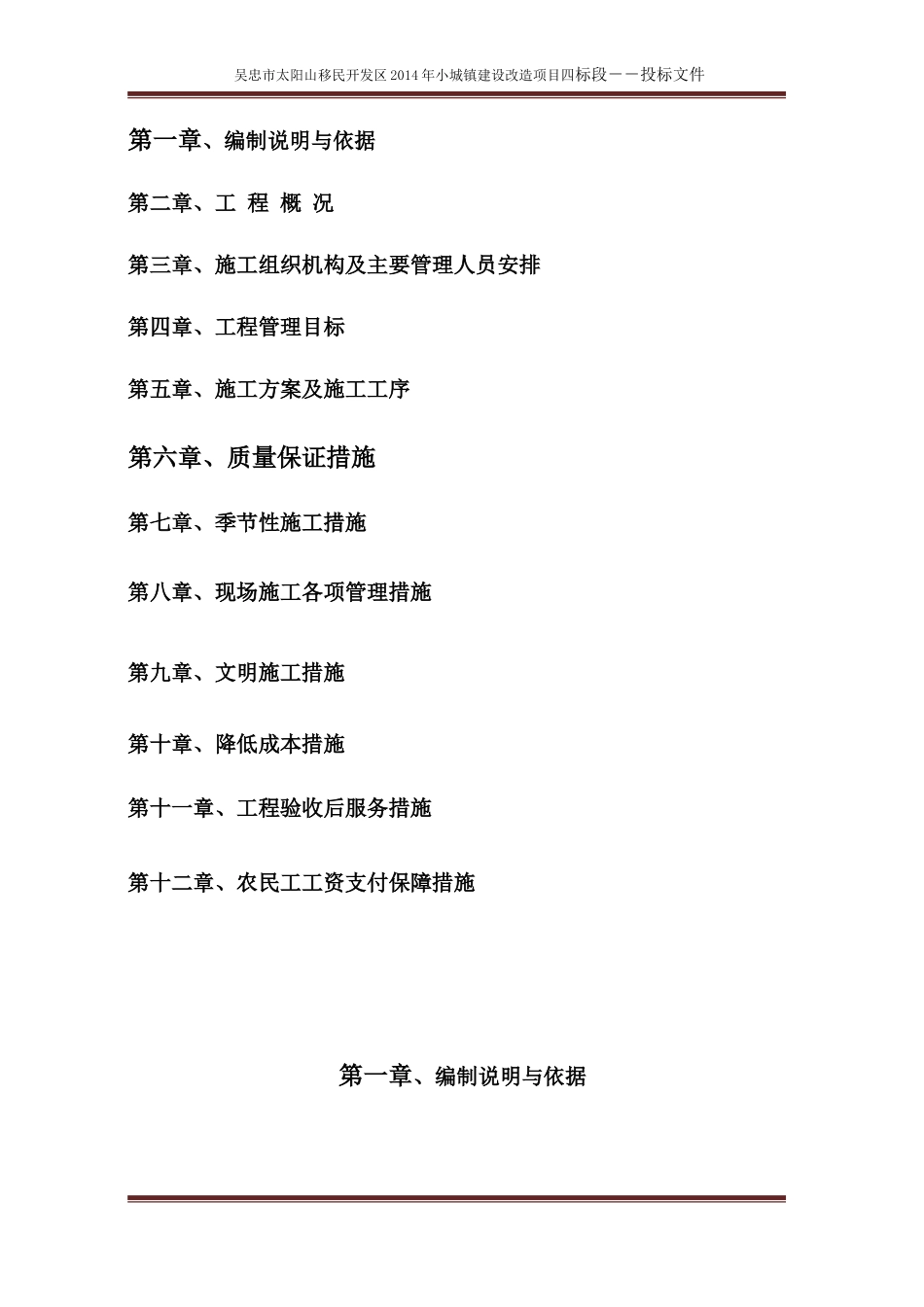 城镇街道改造项目施工组织设计_第3页