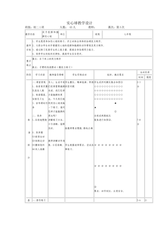 实心球教学设计 (2)