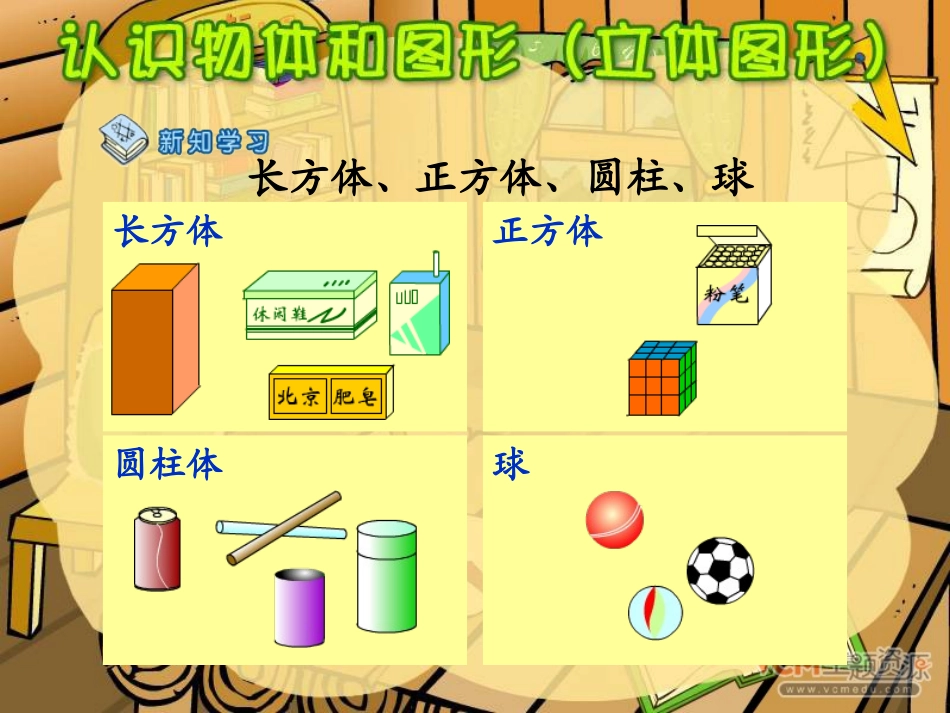 认识物体和图形（立体图形）_第3页