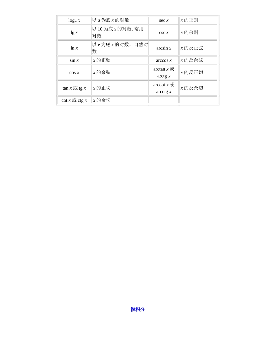 高等数学符号列表_第3页