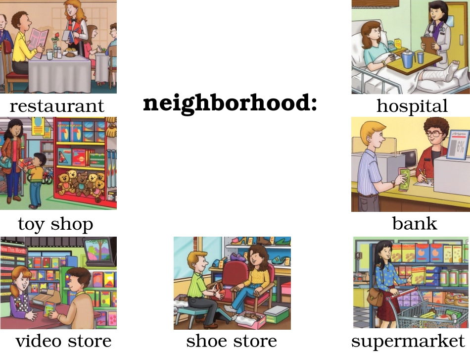 四年级开课课件Myneighbourhood_第2页