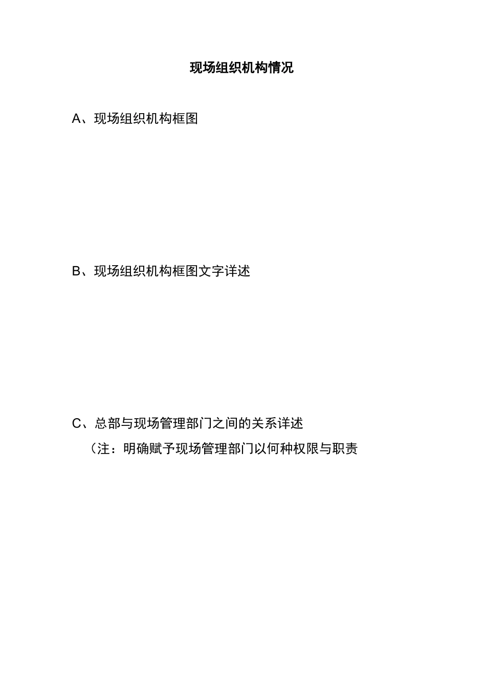 现场组织机构情况_第1页