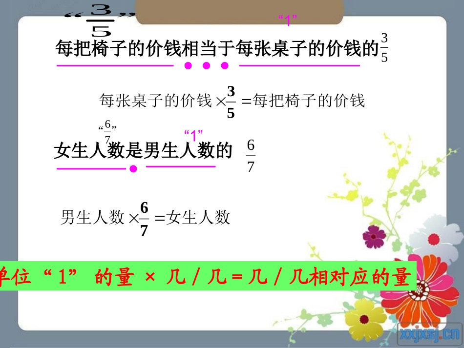 第三单元第五课时_分数除法应用题(例1)_第3页