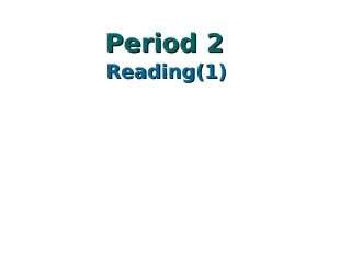 2013年牛津译林版七年级下Unit1ReadingI课件