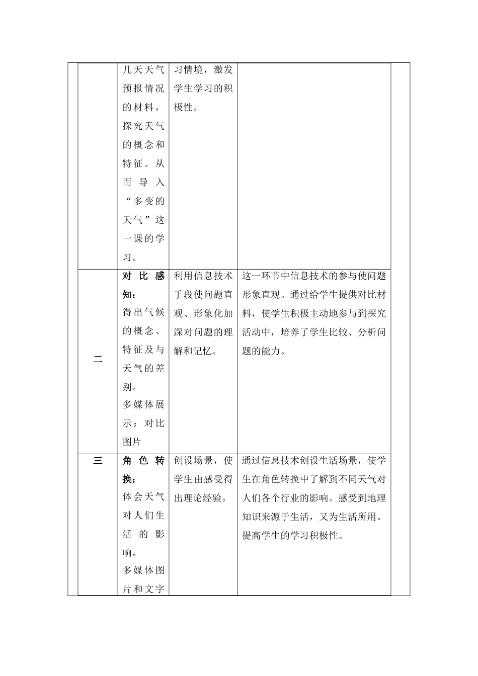 多变的天气教学设计_第2页