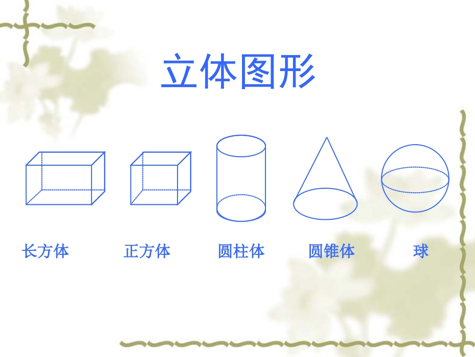 立体图形的复习课件_第2页