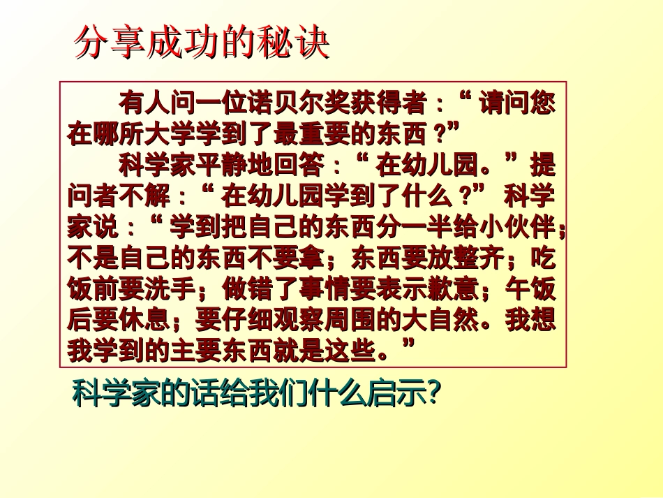 思想品德：第一课《好习惯受用一生》课件（苏教版八年级上）_第3页
