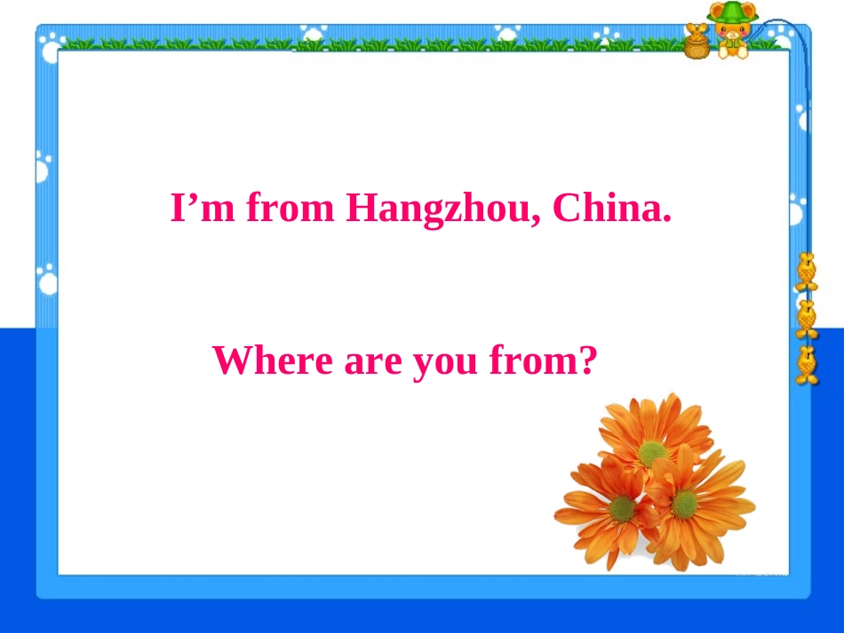 英语三年级Lesson1_第3页