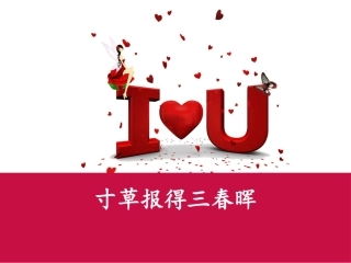 寸草报得三春晖