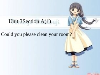 新目标八年级英语下3单元1课时课件（共32张PPT）