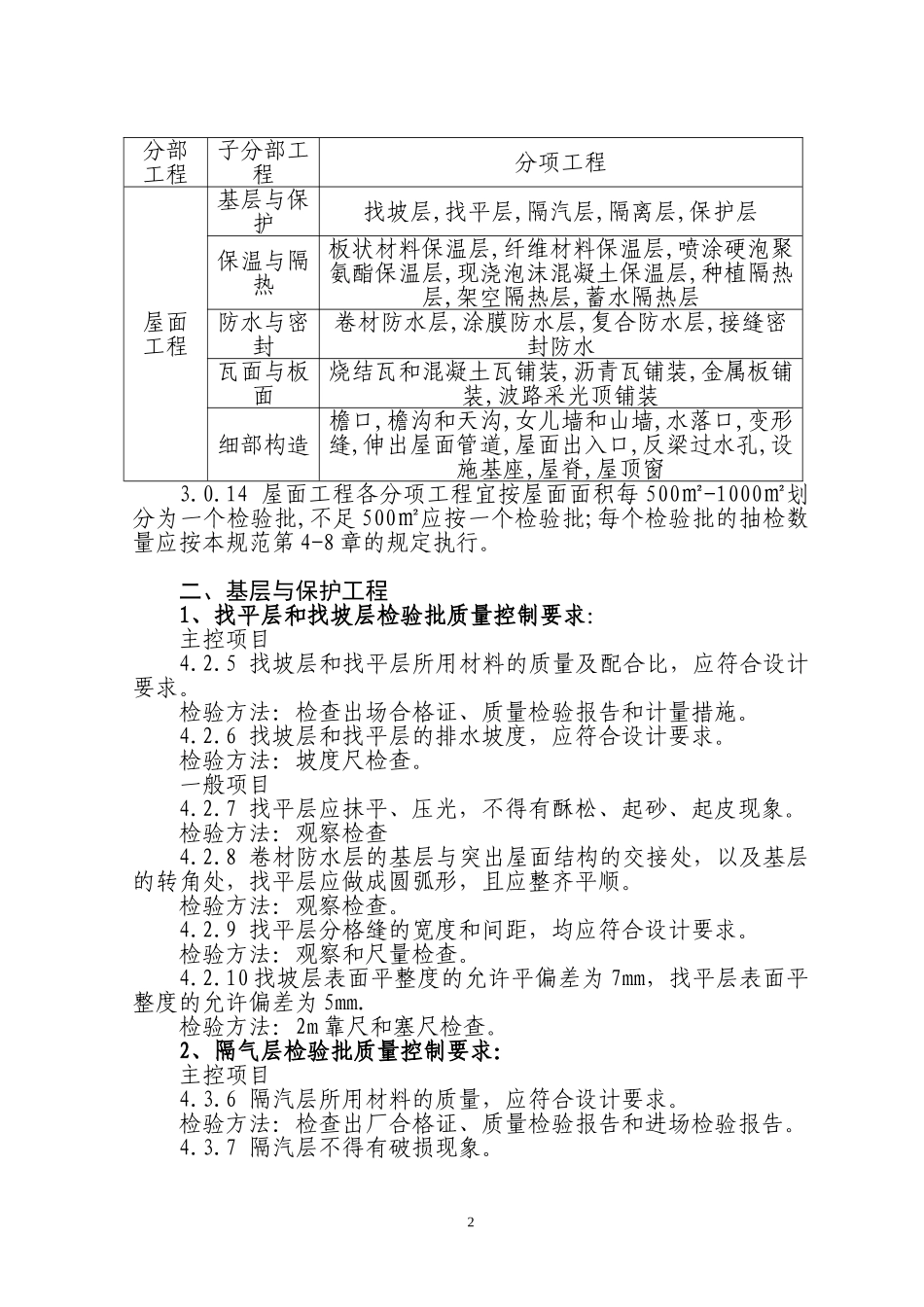 屋面工程质量验收规范_第2页
