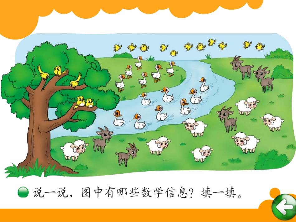 新北师大一年级数学第二册美丽的田园课件_第2页