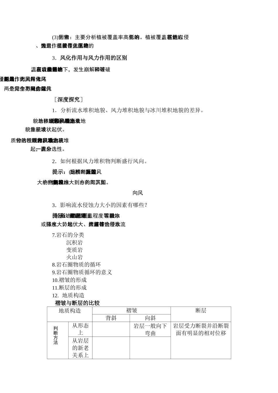 地表形态的塑造知识点总结 _第3页
