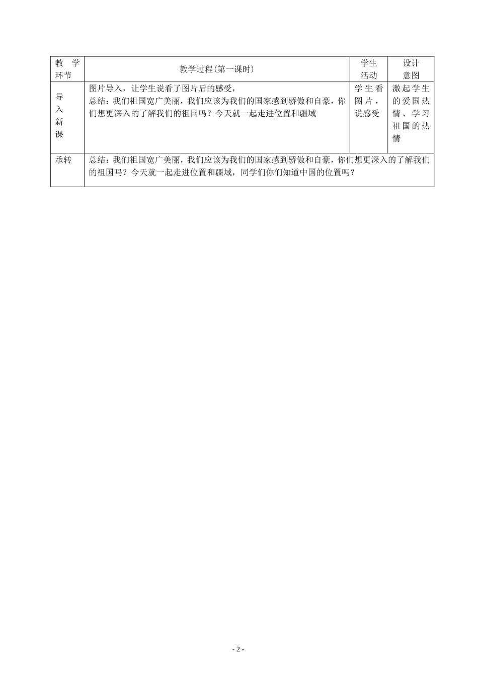 位置和疆域教学设计_第2页