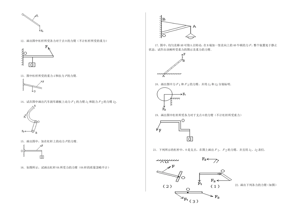 整理完毕杠杆画图题练习_第2页