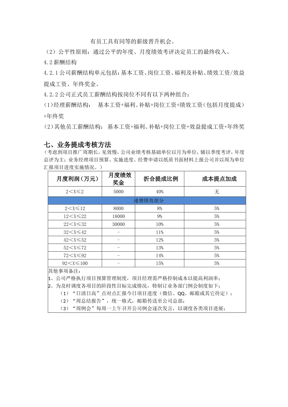 公司业务提成管理办法_第2页