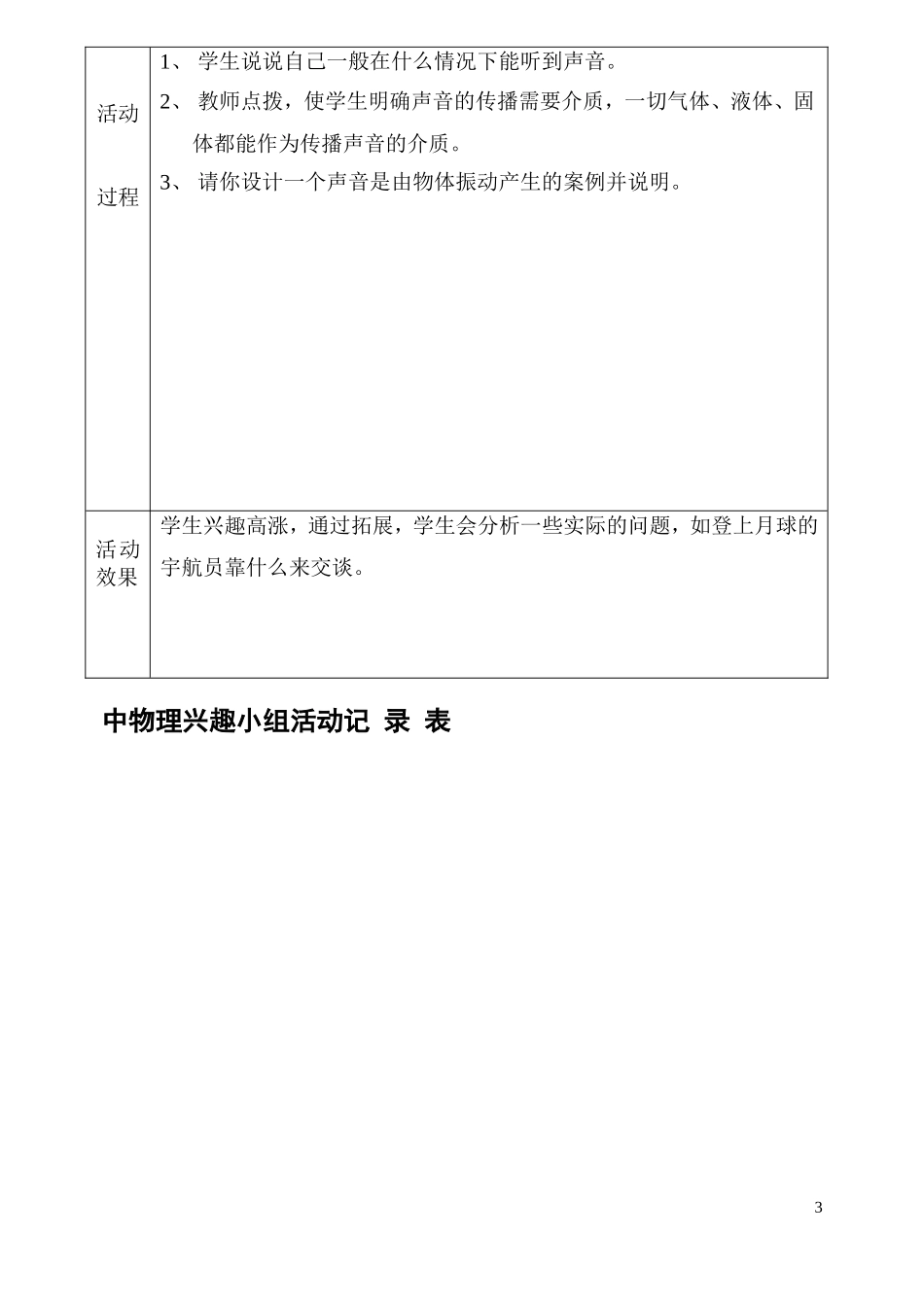 王岗中学物理兴趣小组活动记录表上_第3页
