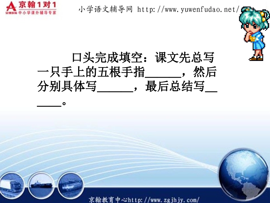 小学六年级语文手指课件_第3页