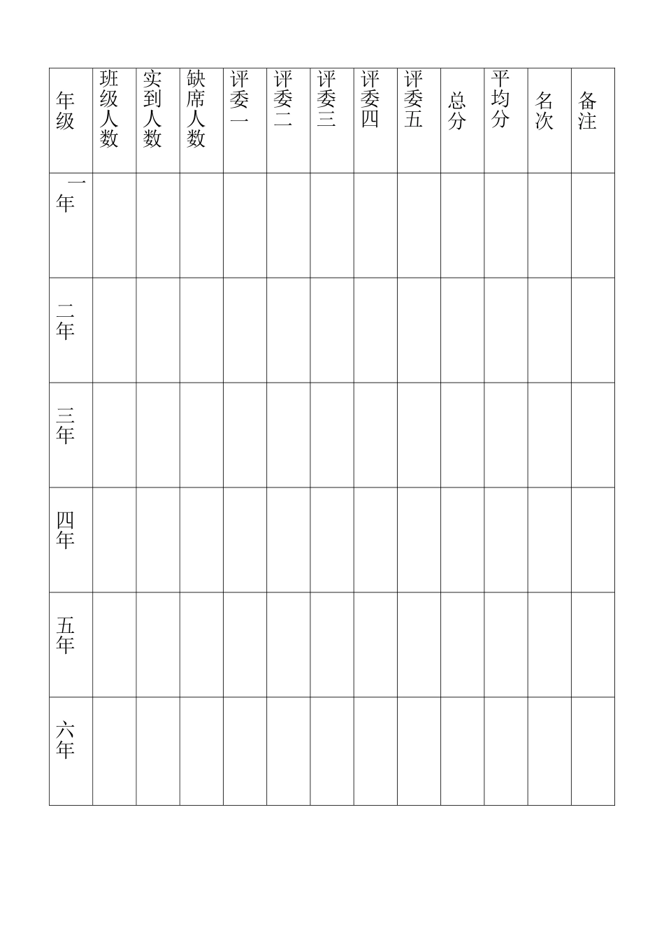 广播体操比赛评分表_第3页