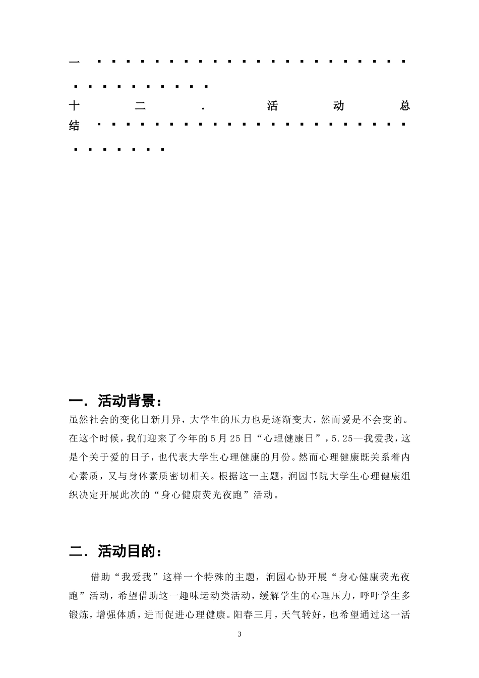 “荧光夜跑”活动策划_第3页