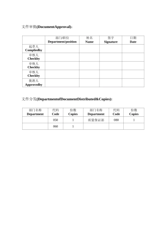 称量标准操作规程