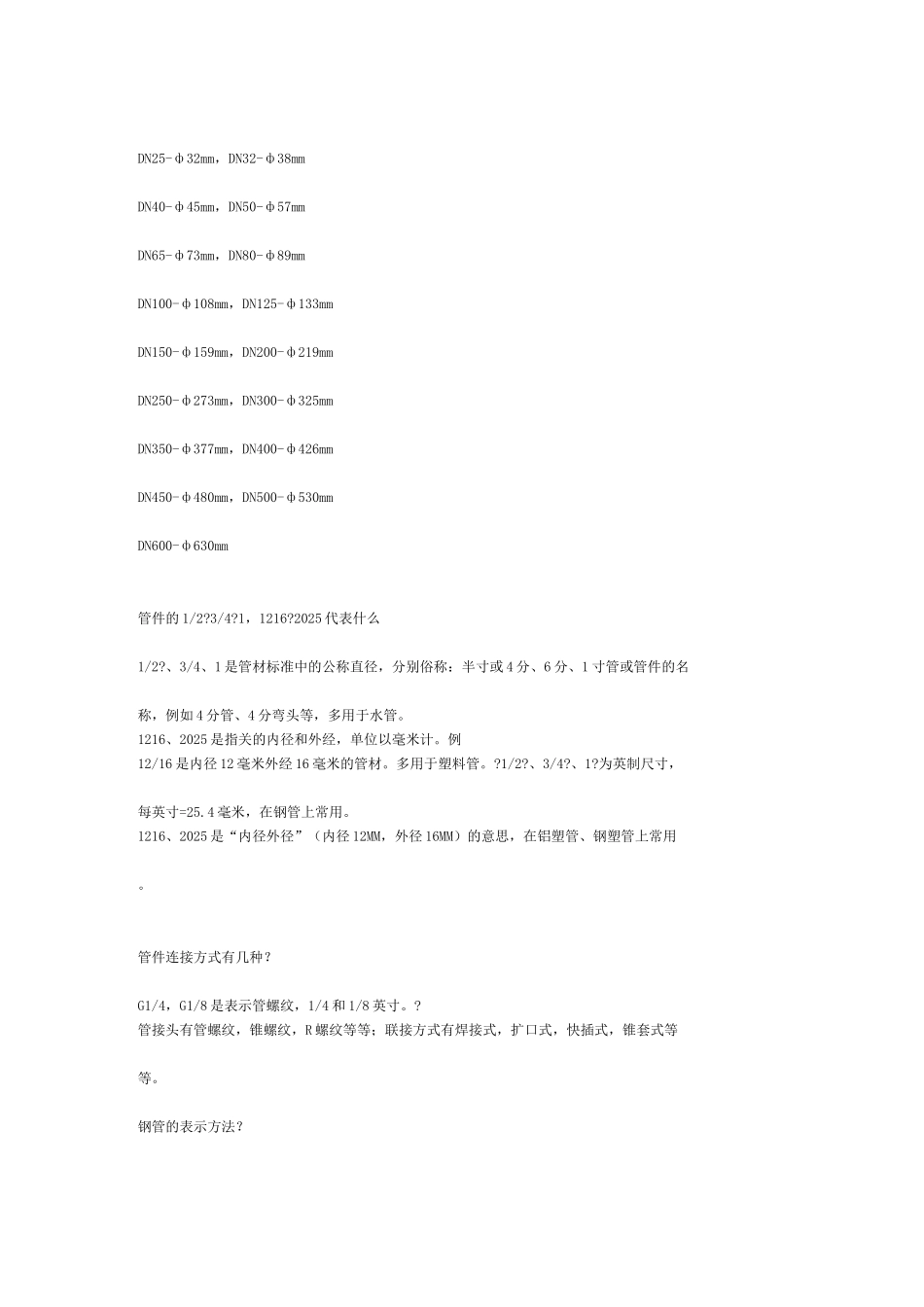 镀锌管标准尺寸表_第3页