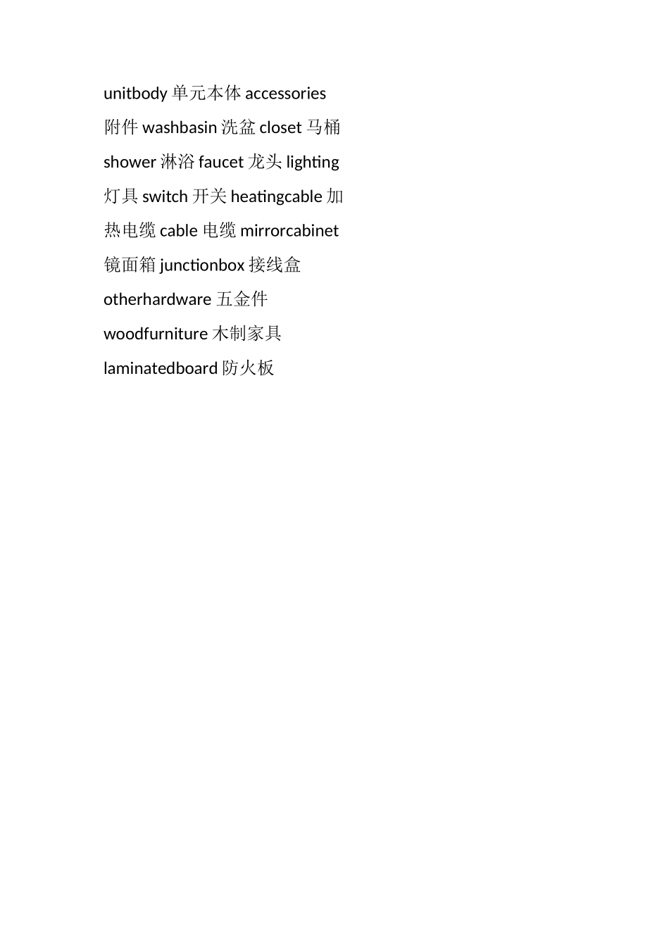 常用船舶内装英语_第2页