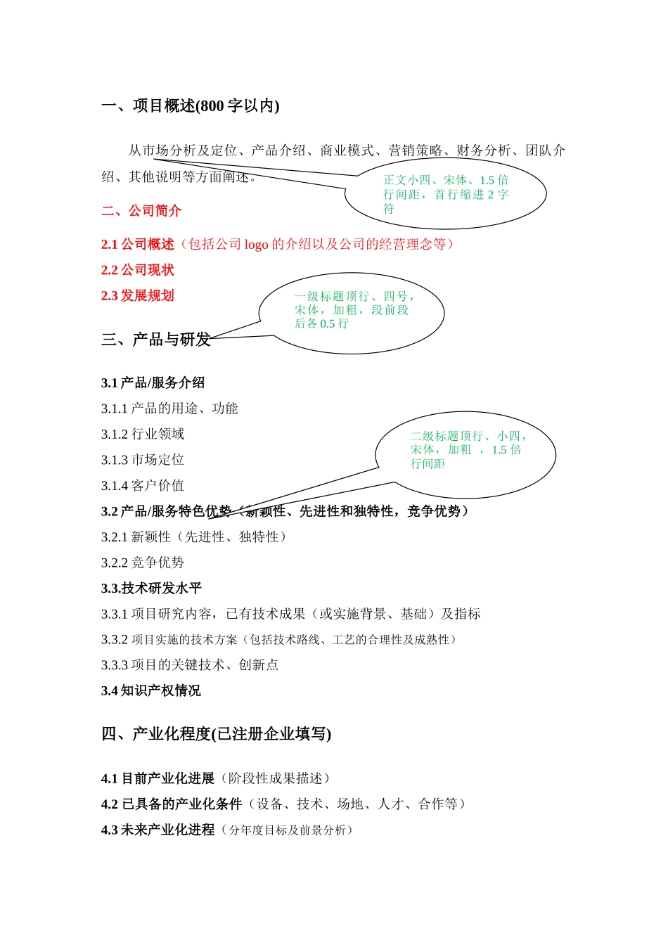 第三届“互联网+”大学生创新创业大赛项目计划书格式_第3页