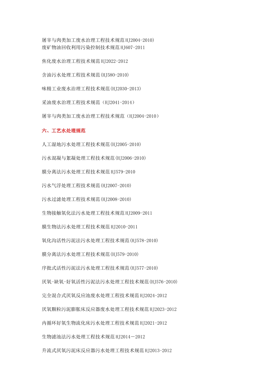 污水处理常用规范_第3页