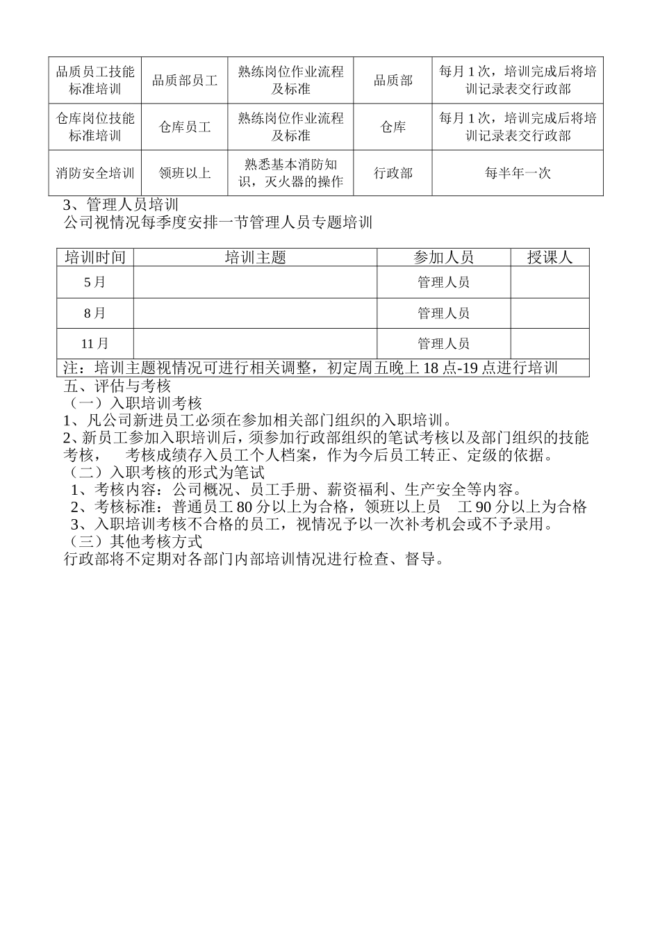 2017年员工培训计划_第2页