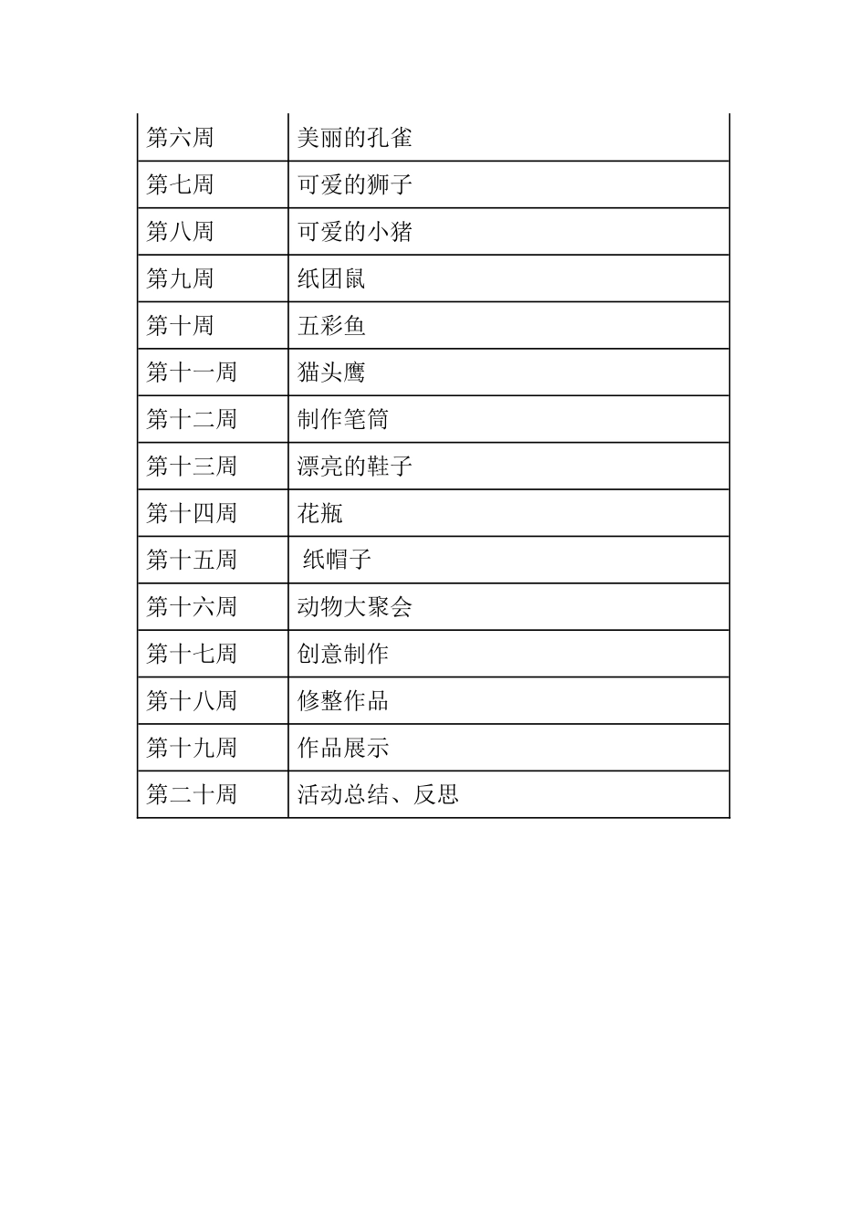创意手工社团计划_第3页