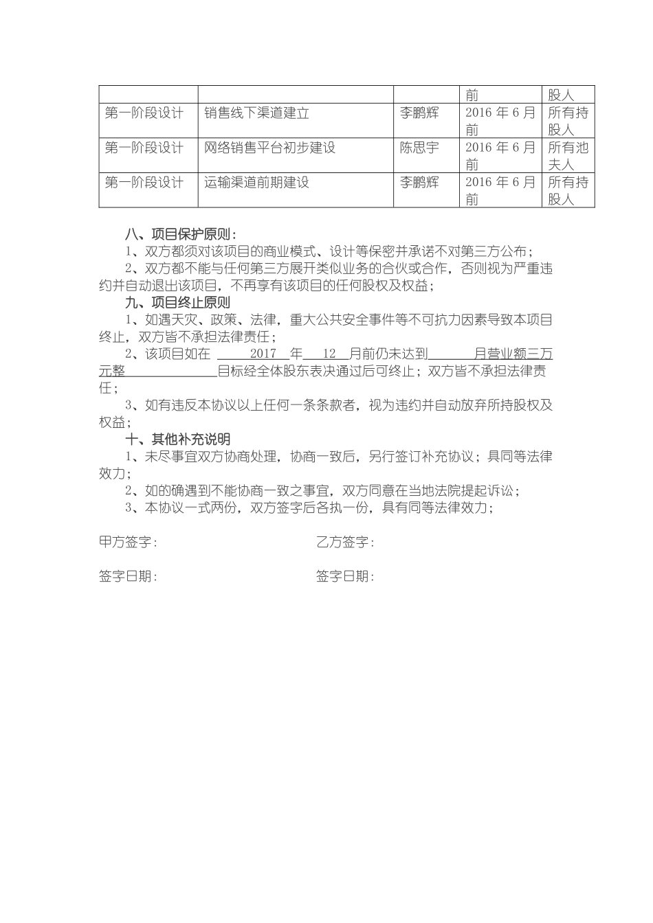 合伙创业协议书_第3页