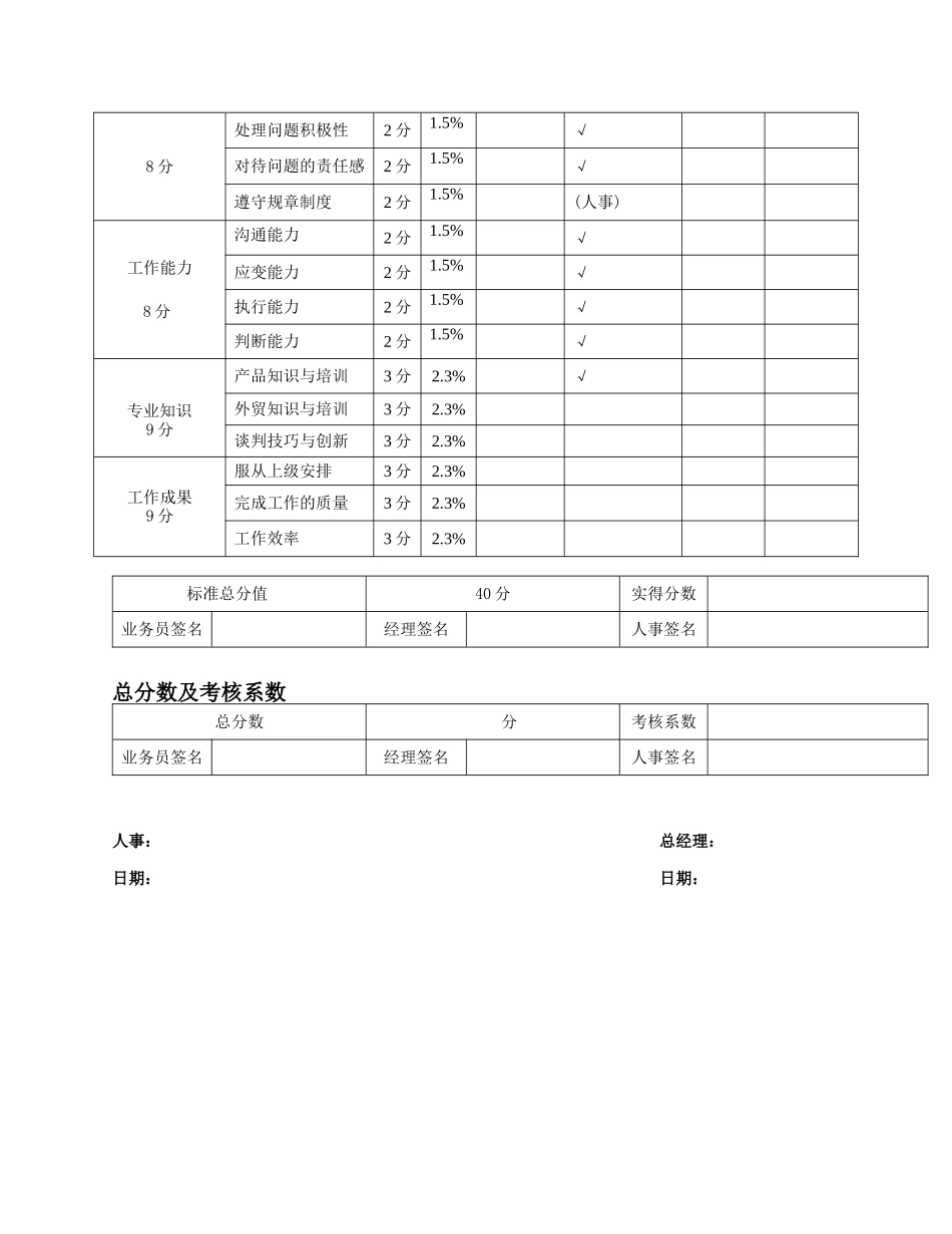 外贸业务员绩效考核表-(1)_第3页
